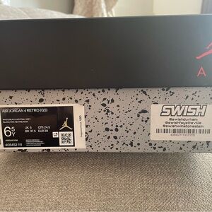 Air Jordan 4 Retro GS Military Black Sneakers